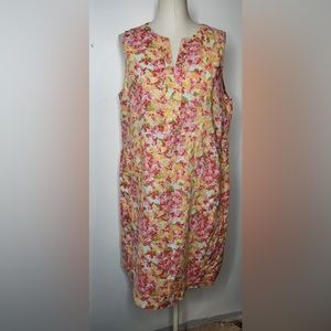 J. Jill Linen Sleeveless Dress